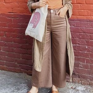 Whimsy + Row Brown Flora Pants (sample style)